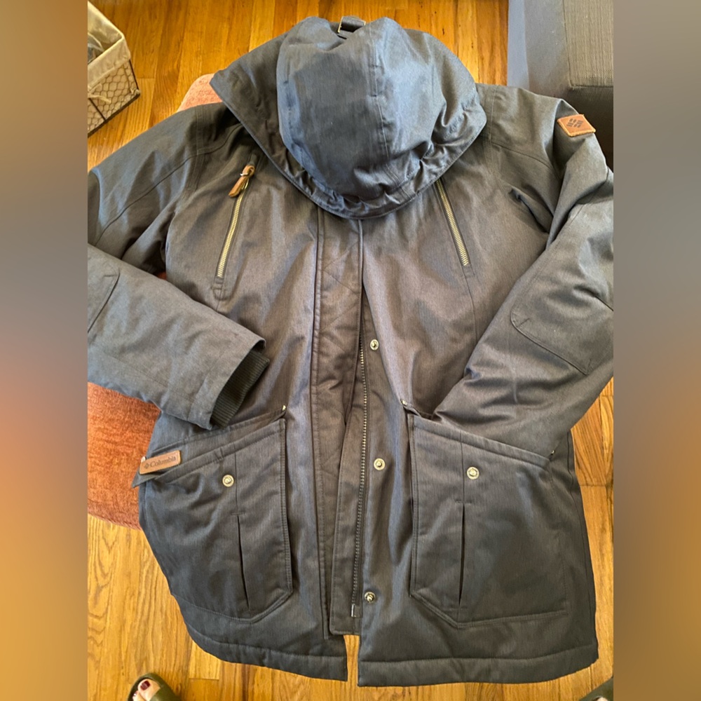 COLUMBIA 550TD coat M Navy Blue